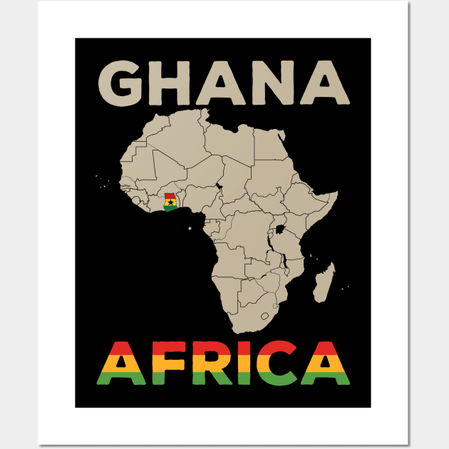 Ghana-Africa Wall Art by Cuteepi